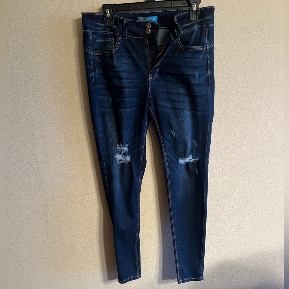 Wax Jean Women's Dark Blue Skinny Jeans